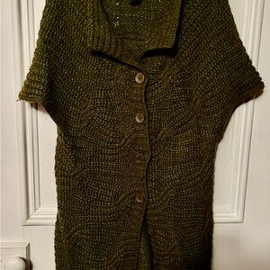 Chic Forest Green Women's Cardigan